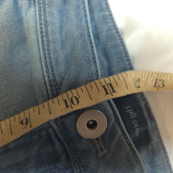 J Jill Womens 16 37x28 Blue Authentic Fit Cropped Slim Straight Jeans - Picture 5 of 6